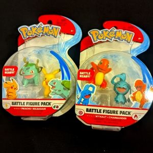Pokemon Figures toy Pikachu Bulbasaur Wynaut Charmander new toy